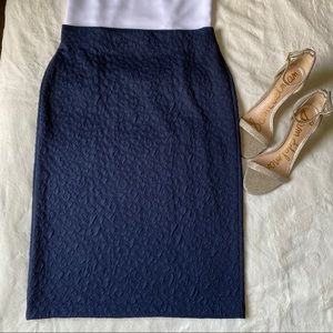 NWT Cato Navy Pencil Skirt